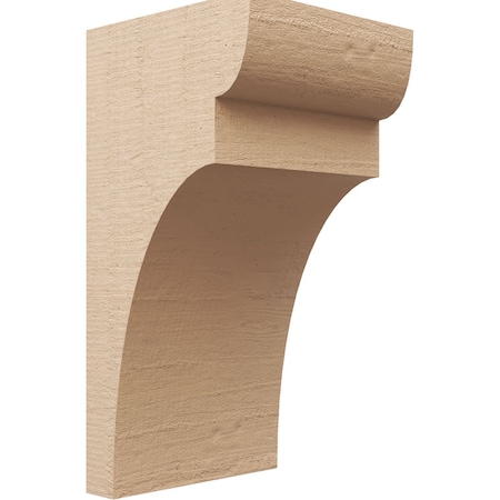Ekena Millwork 12"W x 12"D x 24"H Wide Yorktown Rough Cedar Woodgrain TimberThane Corbel, Primed Tan CORUR12X12X24YORRCPR